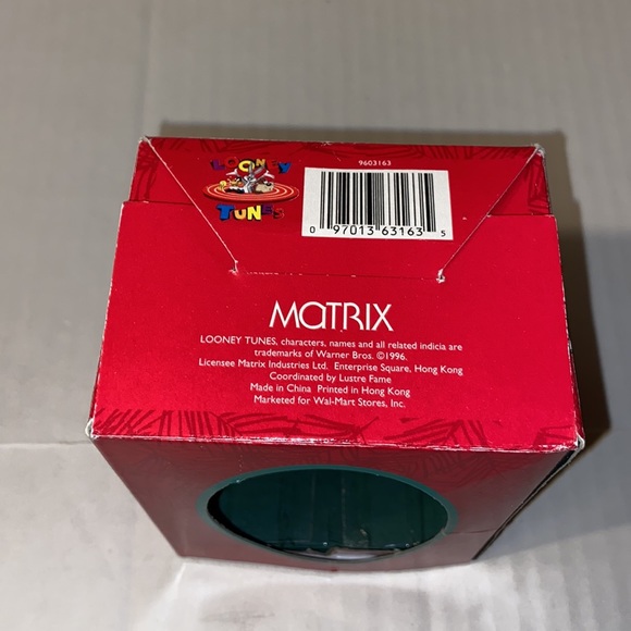 Vintage Looney Tunes Warner Bros. Matrix Daffy Duck Skiing Christmas Ornament - Picture 6 of 9